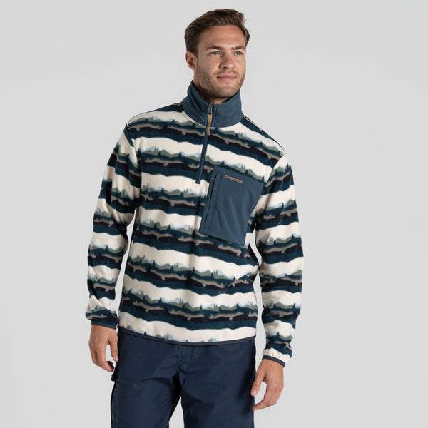 Craghoppers Mens Loosehill Half Zip Insulating Quick Dry Fleece - Borderland Muff