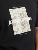 Jack & Jones Mens Regular Fit 100% Cotton Tarmac T-Shirt-BLACK - Borderland Muff