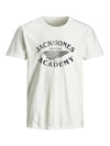 Jack & Jones Mens Regular Fit 100% Cotton Freddy T-Shirt - Borderland Muff