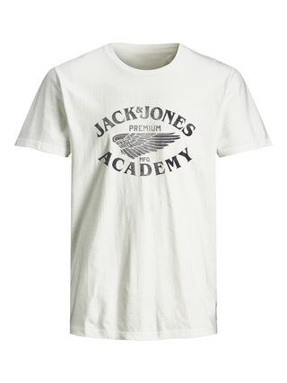 Jack & Jones Mens Regular Fit 100% Cotton Freddy T-Shirt - Borderland Muff
