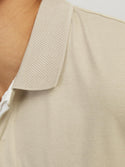 Jack & Jones Crodney Short Sleeved Polo-NATURAL - Borderland Muff