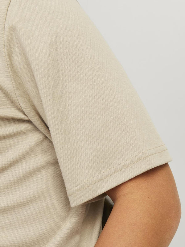 Jack & Jones Crodney Short Sleeved Polo-NATURAL - Borderland Muff