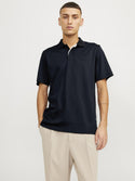 Jack & Jones Crodney Short Sleeved Polo-BLACK - Borderland Muff