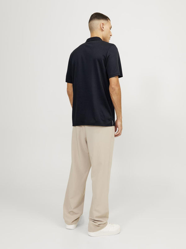 Jack & Jones Crodney Short Sleeved Polo-BLACK - Borderland Muff
