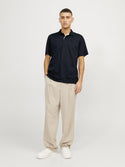Jack & Jones Crodney Short Sleeved Polo-BLACK - Borderland Muff