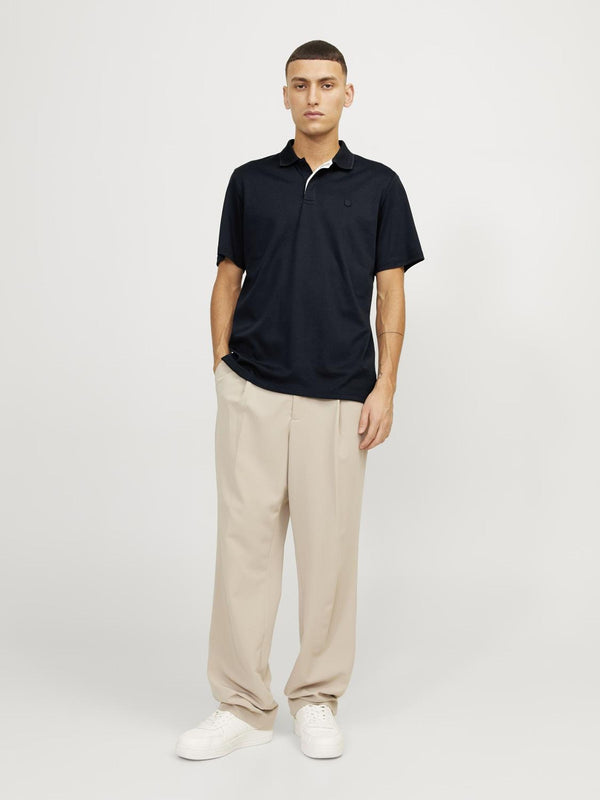 Jack & Jones Crodney Short Sleeved Polo-BLACK - Borderland Muff