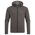 Craghoppers Mens NosiLife Deft Hooded Jacket-BLACK PEPPER - Borderland Muff