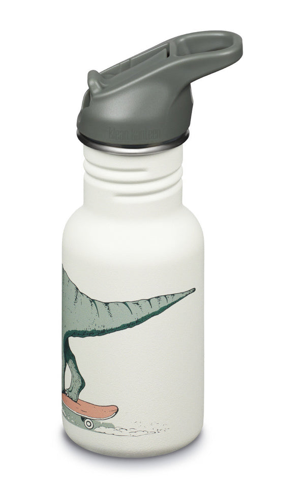 Klean Kanteen Kids Classic 355ml Water Bottle – Leakproof Flip Cap, BPA-Free Stainless Steel - Borderland Muff