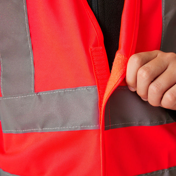 Regatta Kids Hi Vis Vest-RED - Borderland Muff