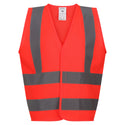 Regatta Kids Hi Vis Vest-RED - Borderland Muff