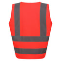 Regatta Kids Hi Vis Vest-RED - Borderland Muff