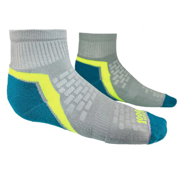 1000 Mile Women’s Activ QTR Repreve Socks | Recycled Running Socks Ireland - Borderland Muff