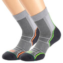 1000 Mile Trail 21 Sock Twin Pack | Merino Trail Running - Borderland Muff