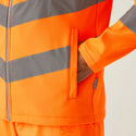 Regatta TRA712 Ablaze Hi-Vis Softshell Jacket | Class 3 Workwear for Embroidery & Custom Uniforms - Borderland Muff