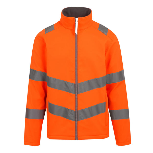Regatta TRA712 Ablaze Hi-Vis Softshell Jacket | Class 3 Workwear for Embroidery & Custom Uniforms - Borderland Muff