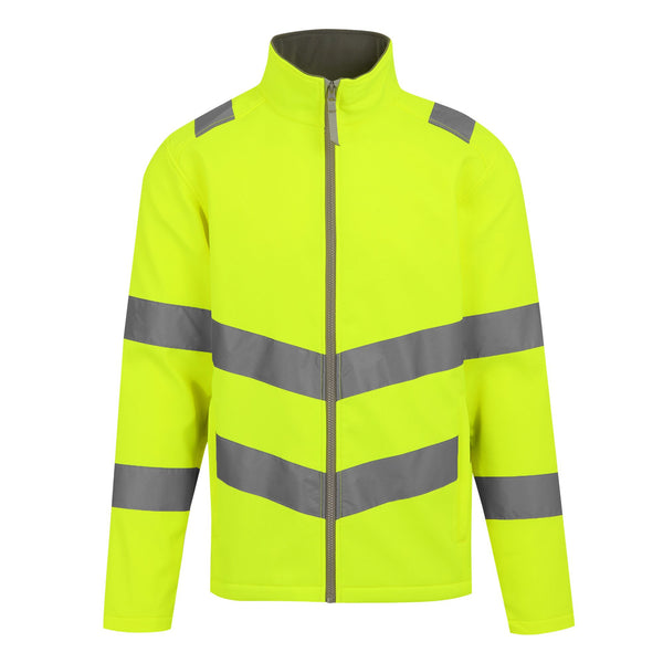 Regatta TRA712 Ablaze Hi-Vis Softshell Jacket | Class 3 Workwear for Embroidery & Custom Uniforms - Borderland Muff