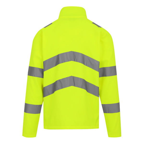 Regatta TRA712 Ablaze Hi-Vis Softshell Jacket | Class 3 Workwear for Embroidery & Custom Uniforms - Borderland Muff