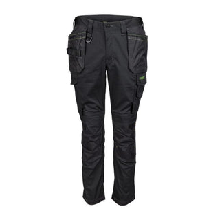 Apache Sudbury Black Stretch Slim Fit Work Trousers | Cordura-Reinforced Durable Sitewear - Borderland Muff