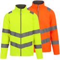Regatta TRA712 Ablaze Hi-Vis Softshell Jacket | Class 3 Workwear for Embroidery & Custom Uniforms - Borderland Muff