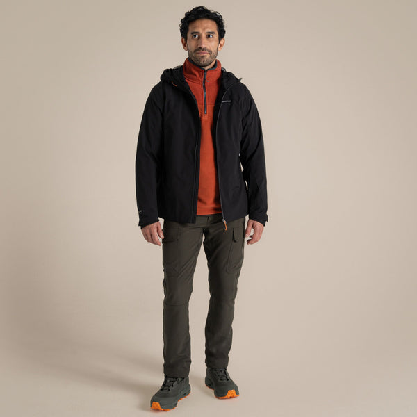 Craghoppers Men's Ponsa Waterproof Trail Jacket | Breathable, Windproof Hiking Shell | Borderland Muff - Borderland Muff