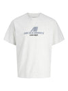 Jack & Jones JCOTIER Men's Front Print T-Shirt | Relaxed Fit Cotton Tee - Borderland Muff