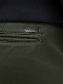 Jack & Jones JPSTMARCO BOWIE Slim Fit Chinos – Duffel Bag Green | Organic & Recycled Cotton - Borderland Muff