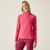 Regatta Montes Women's Lightweight Fleece – Half Zip Midlayer | Recycled Content - Borderland Muff
