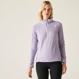 Regatta Montes Women's Lightweight Fleece – Half Zip Midlayer | Recycled Content - Borderland Muff