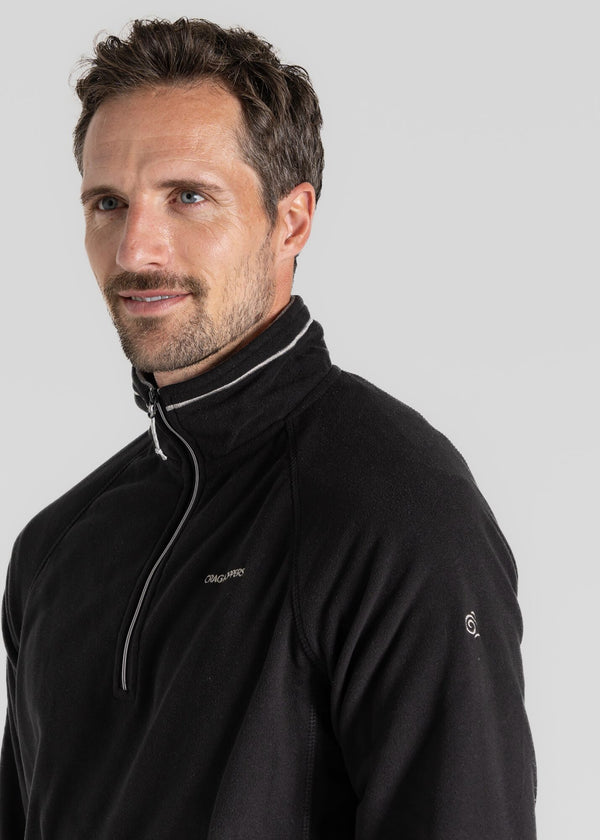 Craghoppers Corey VI Half Zip Fleece CMA1287 – Recycled Micro Fleece Midlayer - Borderland Muff