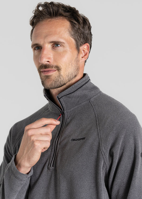 Craghoppers Corey VI Half Zip Fleece CMA1287 – Recycled Micro Fleece Midlayer - Borderland Muff