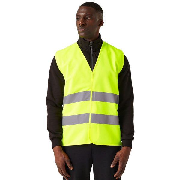 Regatta TRS255 Essential Hi-Vis Easy Print Vest – EN20471 Class 2 Certified - Borderland Muff