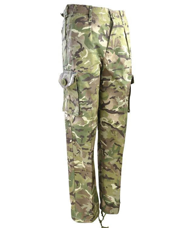 Kombat Kids Camo Trousers – DPM, BTP & BTP Black | Ripstop, 6 Pockets, S95 Army Style - Borderland Muff