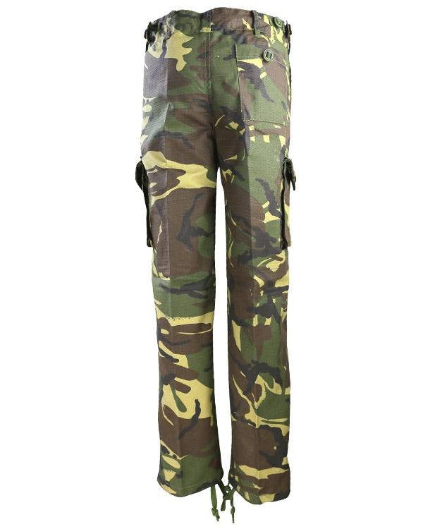 Kombat Kids Camo Trousers – DPM, BTP & BTP Black | Ripstop, 6 Pockets, S95 Army Style - Borderland Muff