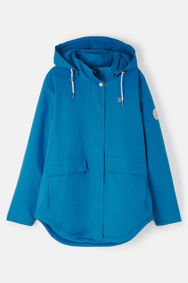 Ladies Lighthouse Tess Waterproof Jacket | Insulated Mid-Hip Length - Borderland Muff
