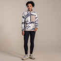 Craghoppers Women’s Grange Half Zip Fleece – Ecru Print CWA415 - Borderland Muff