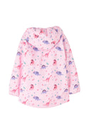 Lighthouse Girls Freya Waterproof Jacket – Pink Dino or Blue Garden Print - Borderland Muff