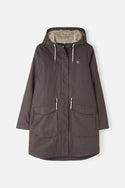 Lighthouse Isobel 3/4 Length Waterproof Jacket – Faux Fur Lined – Women's Coat - Borderland Muff