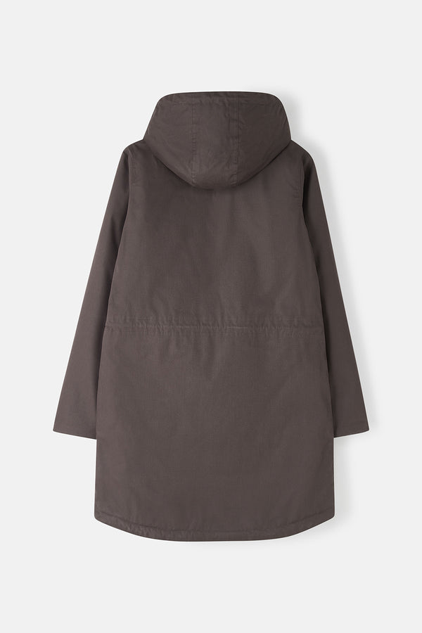 Lighthouse Isobel 3/4 Length Waterproof Jacket – Faux Fur Lined – Women's Coat - Borderland Muff