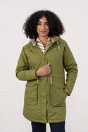 Lighthouse Isobel 3/4 Length Waterproof Jacket – Faux Fur Lined – Women's Coat - Borderland Muff