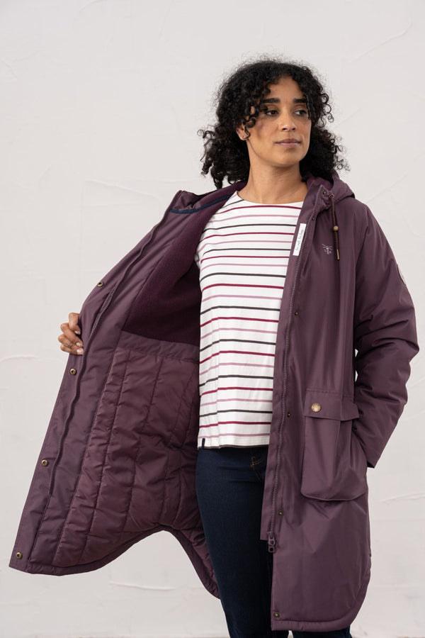 Lighthouse Imogen Waterproof Coat – Ladies Breathable Fleece Lined Jacket - Borderland Muff