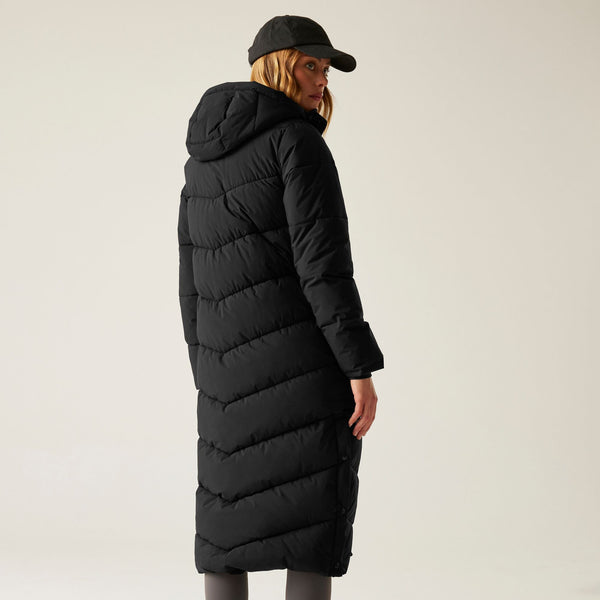 Regatta Women’s Eloria Quilted Jacket Dark Khaki & Black | Borderland Muff - Borderland Muff