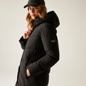 Regatta Women’s Eloria Quilted Jacket Dark Khaki & Black | Borderland Muff - Borderland Muff