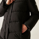 Regatta Women’s Eloria Quilted Jacket Dark Khaki & Black | Borderland Muff - Borderland Muff