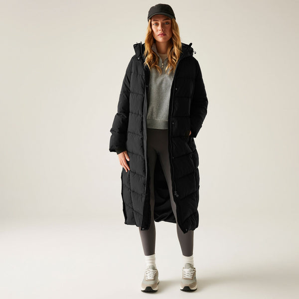 Regatta Women’s Eloria Quilted Jacket Dark Khaki & Black | Borderland Muff - Borderland Muff