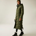 Regatta Women’s Eloria Quilted Jacket Dark Khaki & Black | Borderland Muff - Borderland Muff