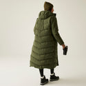 Regatta Women’s Eloria Quilted Jacket Dark Khaki & Black | Borderland Muff - Borderland Muff