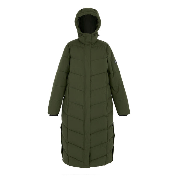 Regatta Women’s Eloria Quilted Jacket Dark Khaki & Black | Borderland Muff - Borderland Muff