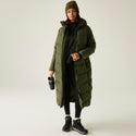 Regatta Women’s Eloria Quilted Jacket Dark Khaki & Black | Borderland Muff - Borderland Muff