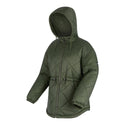 Regatta Women’s Ivey Quilted Jacket Khaki Green & Navy | Borderland Muff - Borderland Muff