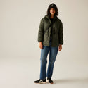 Regatta Women’s Ivey Quilted Jacket Khaki Green & Navy | Borderland Muff - Borderland Muff